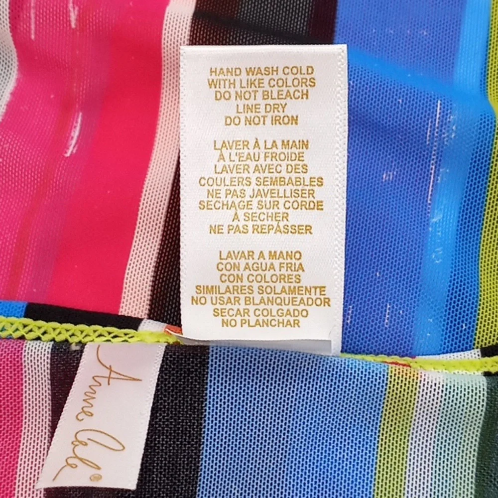Anne Cole multicolor stripe